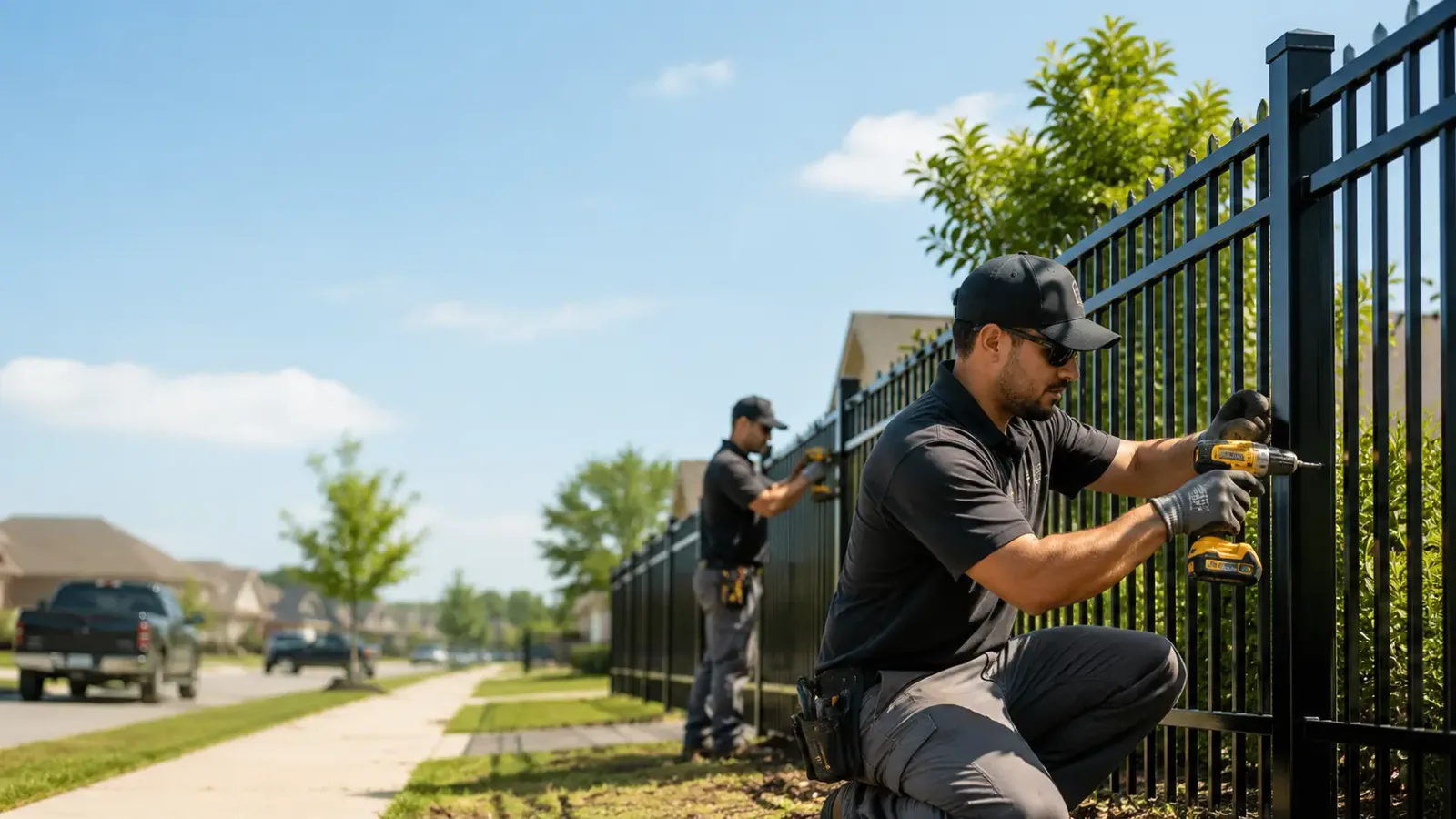 Metal Fence Installation in Riverton, IA